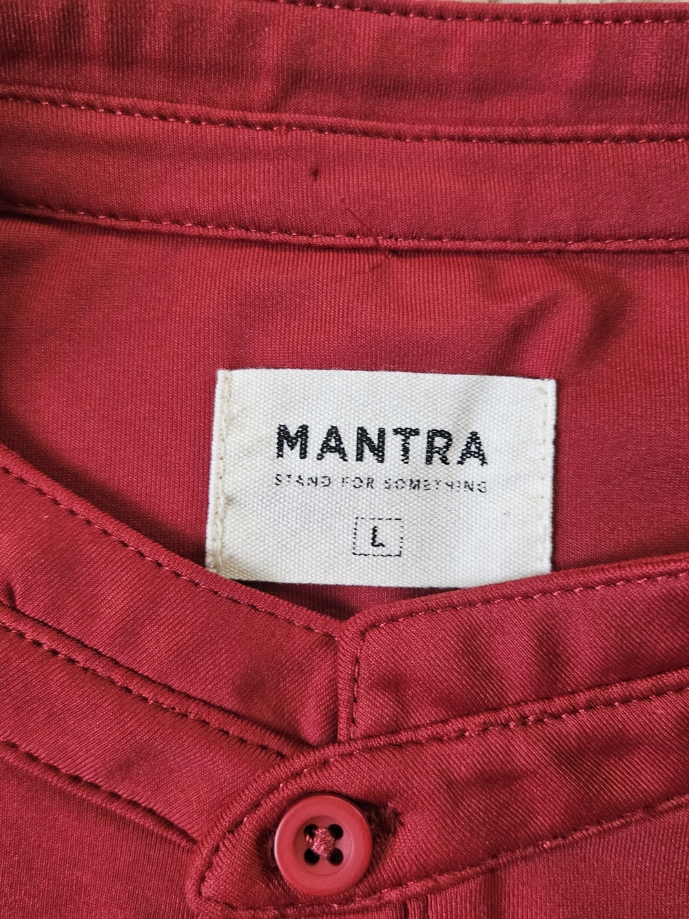 Mantra Golf Men's Red Active Performance Catalyst Polo Shirt Large Stretch - Picture 2 of 7